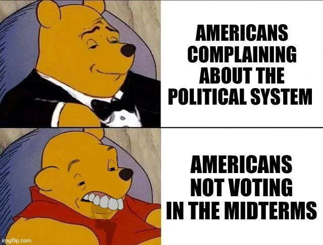 YourAnonNews's tweet photo. Fix your shit America. You're doomed if you don't. We can't keep warning you over and over and you don't do shit about it... time to do the bare minimum. Vote against these husks in power that are draining your country of its significance. https://t.co/7kS6YA6c99