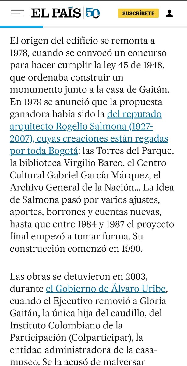 ColombiaOscura's tweet photo. #POLÉMICA 🚨 Gran escándalo se ha desatado por la demolición sin permisos de las icónicas escaleras originales dentro de un apartamento en un edificio diseñado por el célebre arquitecto Rogelio Salmona, lo que llevó al Distrito a anunciar millonarias sanciones a los responsables.

Sin embargo, mientras las autoridades investigan la intervención ilegal que vulnera la arquitectura protegida, joyas históricas como la Casa Museo Jorge Eliécer Gaitán (también de Salmona), ubicada en loc/Teusaquillo (Bogotá), permanecen sumidas en el total abandono y la negligencia estatal.

Vale la pena mencionar que este importante centro cultural, que honra el legado del líder político, ha sido abandonado y olvidado por diferentes gobiernos durante 45 años y sufre el deterioro ante la falta de acciones reales, dejando en el olvido la memoria y los espacios que representan un valor incalculable para el país.