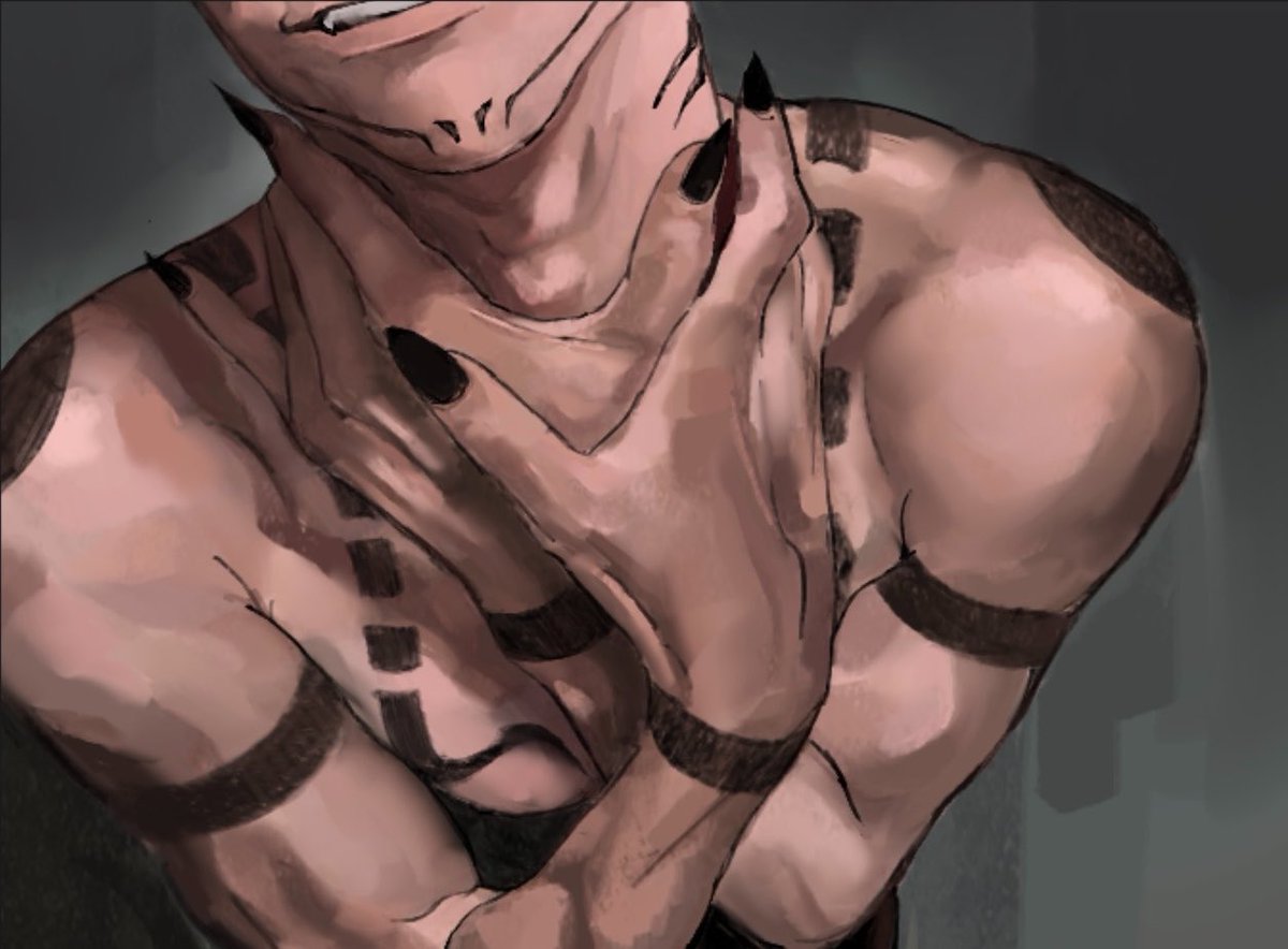 silky_oh's tweet photo. turning every muscle practice into him #sukuna https://t.co/YMb6V8SCBB