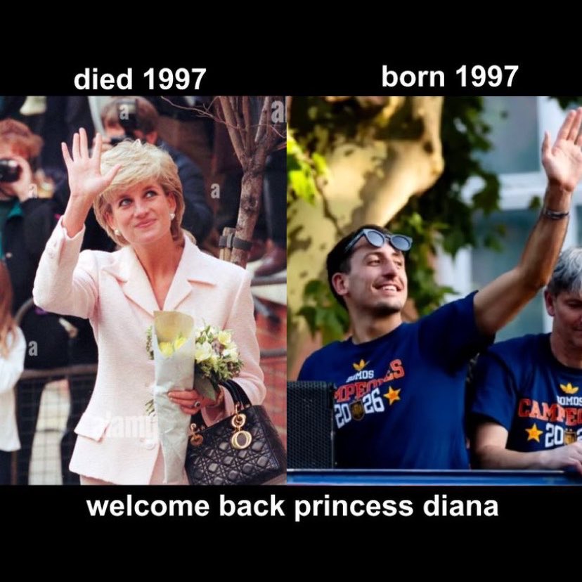 estoymariada's tweet photo. welcome back princess diana https://t.co/0WyheJJPiH