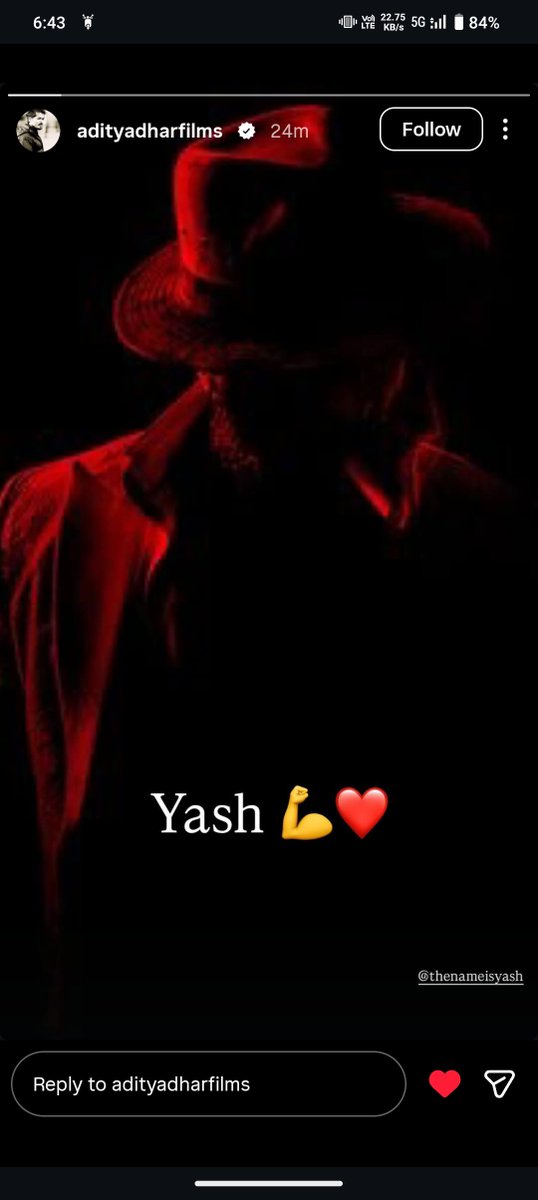 Punith469751's tweet photo. Adityadharflims ig story🔥🔥
#Yash https://t.co/P4QRr2tkjE