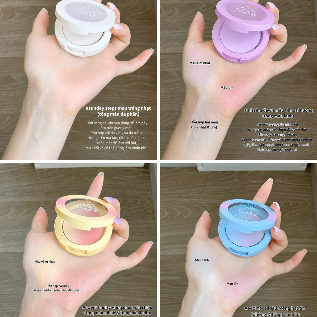 zona2hcom's tweet photo. 3CE Face Blush Cloud Soft: phấn má siêu mịn, lên màu trong trẻo, hiệu ứng blur cho đôi má căng mịn tự nhiên. Dễ tán, bám lâu, đa dạng tông màu phù hợp makeup hằng ngày lẫn đi tiệc. Order tại IG: @blueleafcm https://t.co/THKjxrtBd2