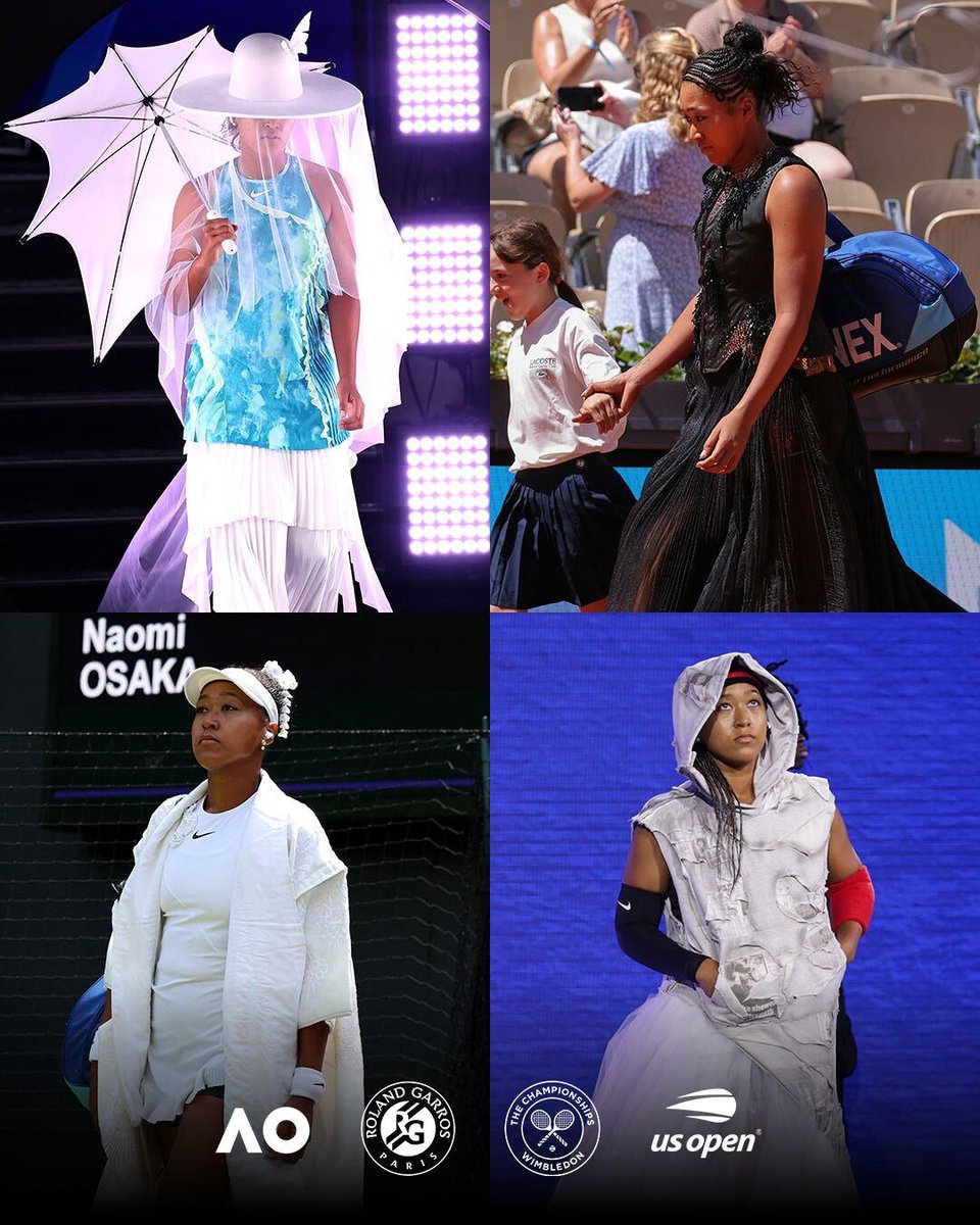 usopen's tweet photo. A style for every Slam https://t.co/v8PTnQepz9