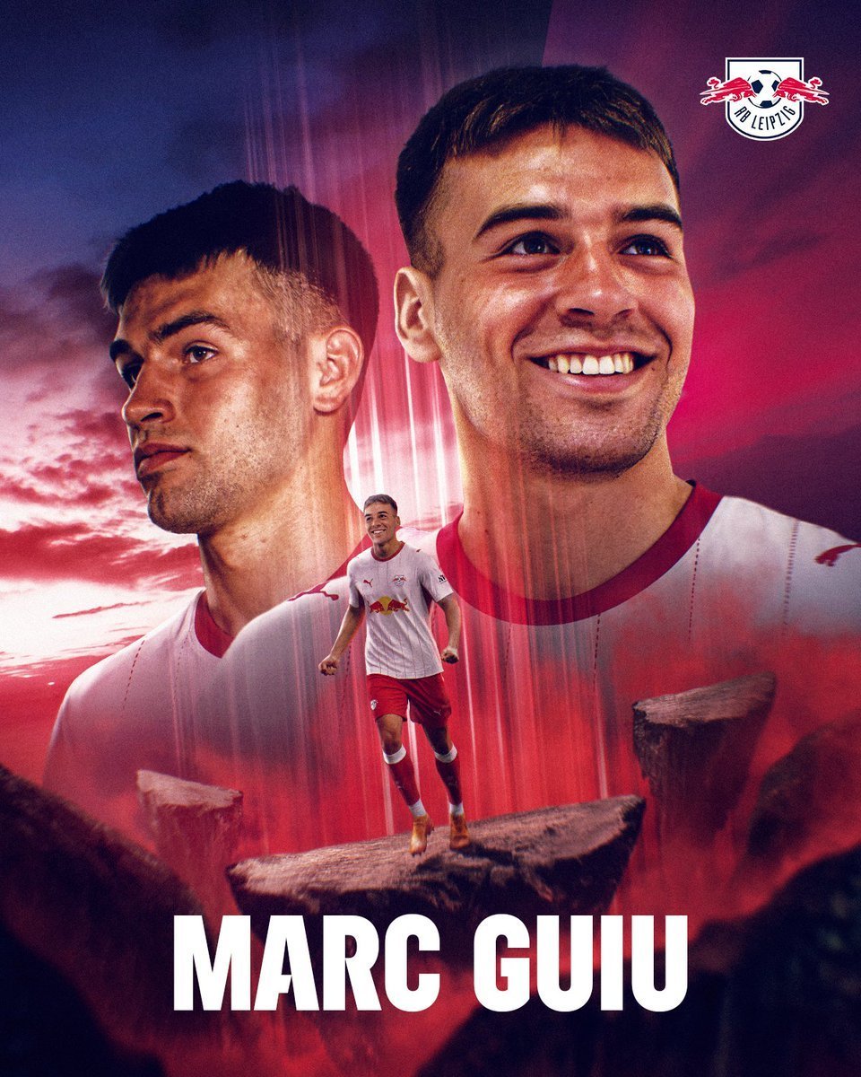 planeta_sportsh's tweet photo. Firmadito! ✍️🔴⚪: MARC GUIU, NUEVO JUGADOR DEL RB LEIPZIG.

El delantero español de 20 años llega desde el Chelsea. El Leipzig pagará 16M€ por su traspaso y el Chelsea conserva una cláusula de recompra. Firma contratohasta el año 2031, y portará el dorsal 9

#RBLeipzig #Guiu https://t.co/3wJbos1AwF