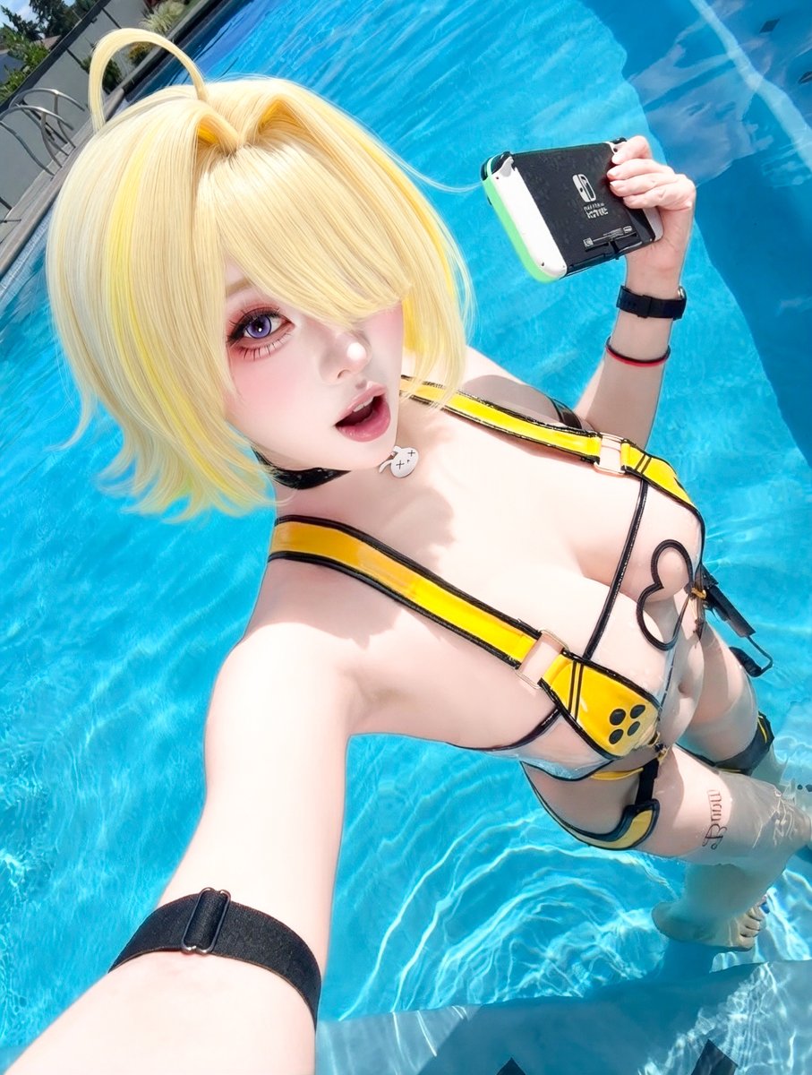 LoveHimeking's tweet photo. 💛Elegg: Boom and Shock 🎮💦

#NIKKE #ニケ #니케 #メガニケ #NIKKEElegg #Elegg https://t.co/QE3gm9Xxeu