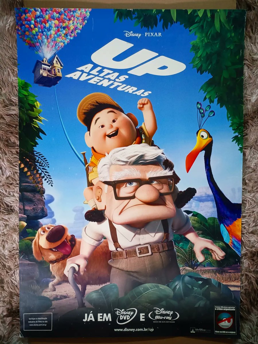 celilo7's tweet photo. UP: Altas Aventuras, animação de 2009. Um clássico para todas as idades, em edição de pôster de locadora. https://t.co/GagBjeLnIX