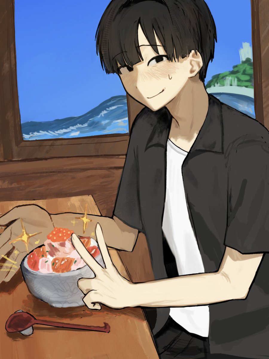 bssdaisuki2's tweet photo. 笑うのやっぱり下手だね
#ぎなさんに描いたよ https://t.co/FjKSYmOMca
