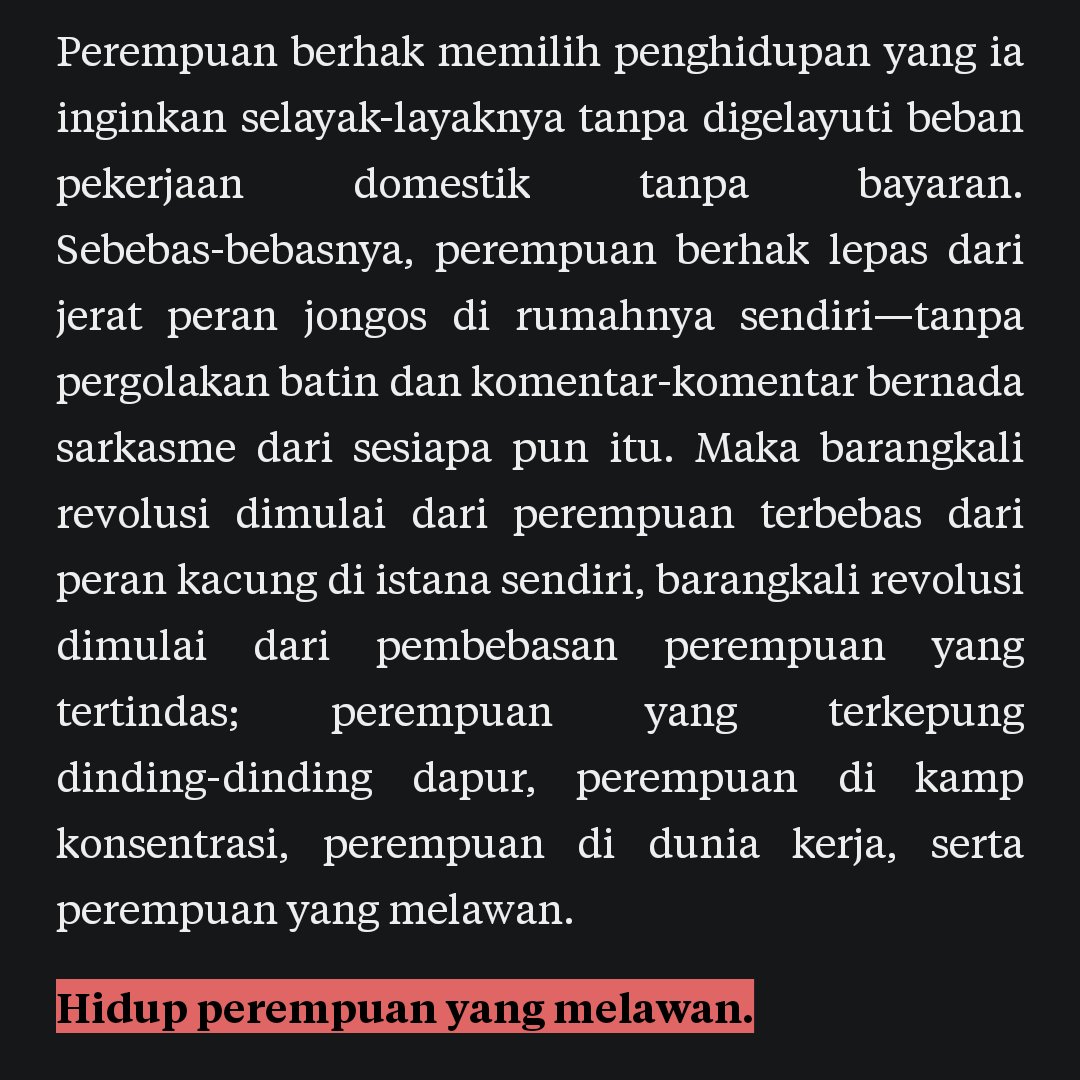 ANARCHODES's tweet photo. Menjadi Perempuan adalah Praktik Perbudakan Tanpa Upah Terpanjang.

(https://t.co/xXDixKclmX) https://t.co/7qeX4iqUYn