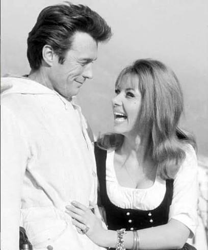 BoylanRoger's tweet photo. Clint Eastwood and Ingrid Pitt during filming "Where Eagles Dare," 1968. https://t.co/JzokM5NEzL