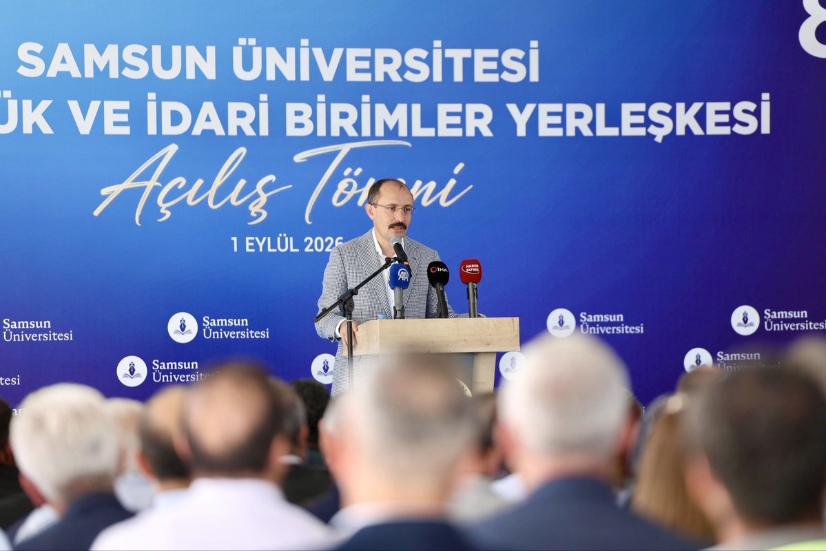 mehmedmus's tweet photo. Samsun Üniversitemizin Ballıca Kampüsü’nde, Rektörlük ve İdari Birimler Yerleşkemizin açılış törenine katıldık.

Samsunumuzun eğitim, bilim ve teknoloji altyapısını güçlendirecek yeni yerleşkemizin, şehrimize ve üniversitemize hayırlı olmasını diliyorum. https://t.co/u0WMzj0jL4