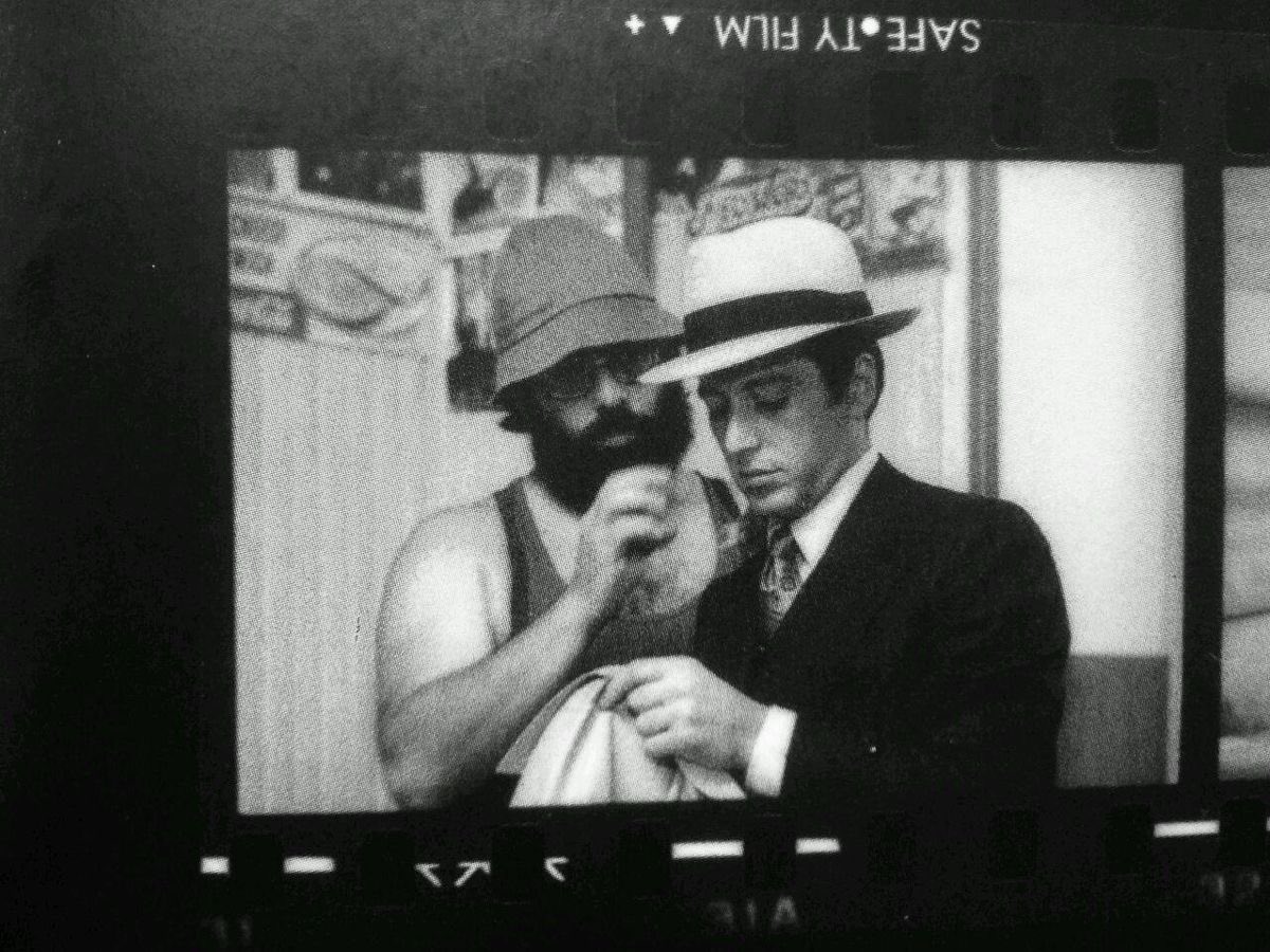 bestofpacino's tweet photo. Al Pacino behind the scenes of The Godfather (1972) https://t.co/TF7N25UpSd