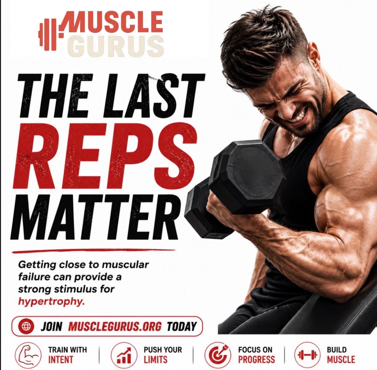 Georgiaroe_'s tweet photo. The reps that challenge you the most can make the biggest difference. 
Train with purpose, push your limits and stay focused on progress.
Join https://t.co/8QZBMTsnaH today!

#MuscleGurusOrg #MuscleGrowth #Hypertrophy #BuildMuscle #StrengthTraining https://t.co/UryoKvKOpa