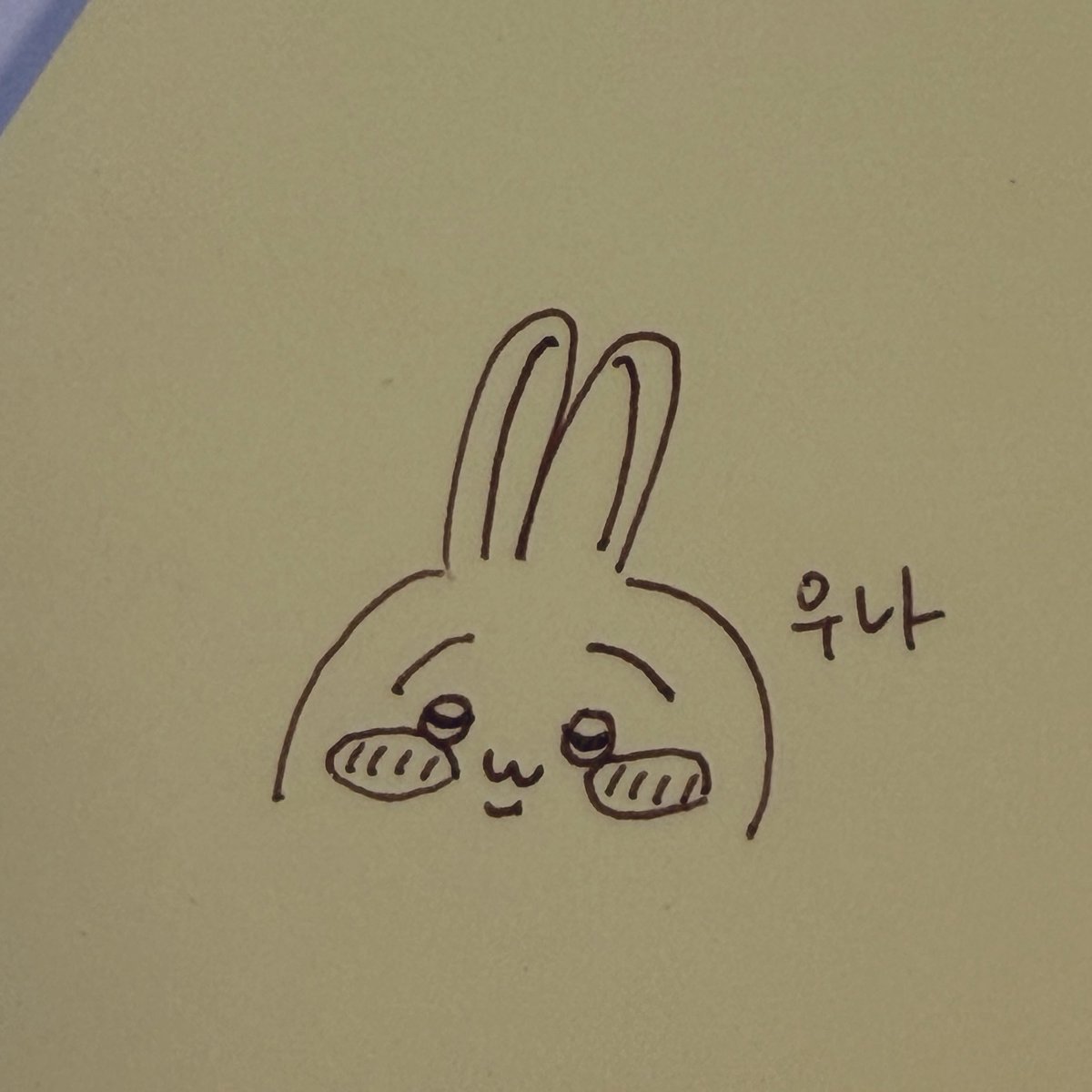 cinnamon7_0's tweet photo. 어때요 제 우사기
맨날 친구 책에 우사기 그리고 ㅌㅌ함 https://t.co/WcujErlHk2