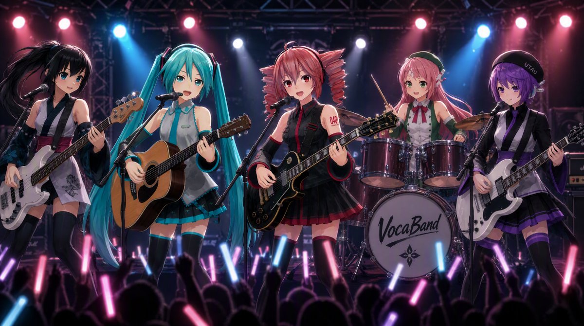 nac410's tweet photo. 今日は「金銭」という曲を作って投稿しました。その中で使ったAI画像がこれです。重音テトさん、初音ミクさんに歌っていただきました♪ https://t.co/HSQlHAWx7l