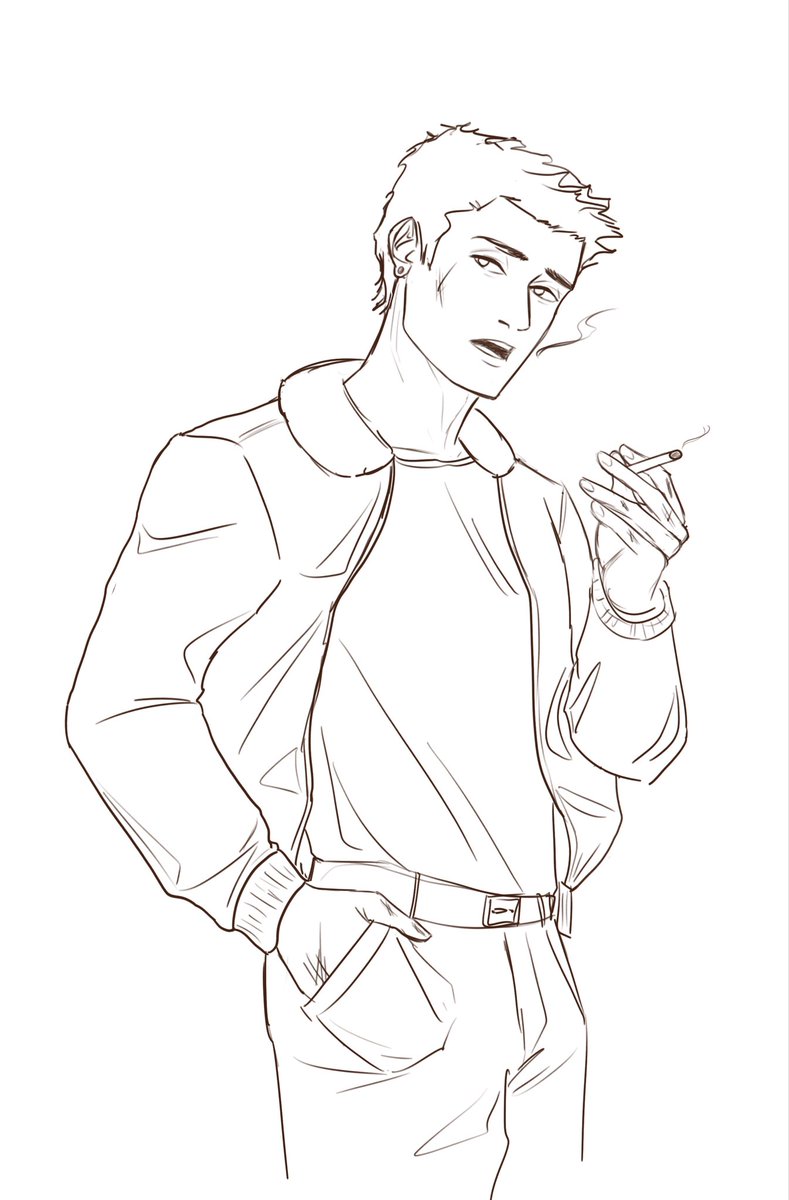 sansonrio's tweet photo. cause i’m just a teenage dirtbag, baby #chrisredfield #residentevil #fanart https://t.co/Qihwz7uosV