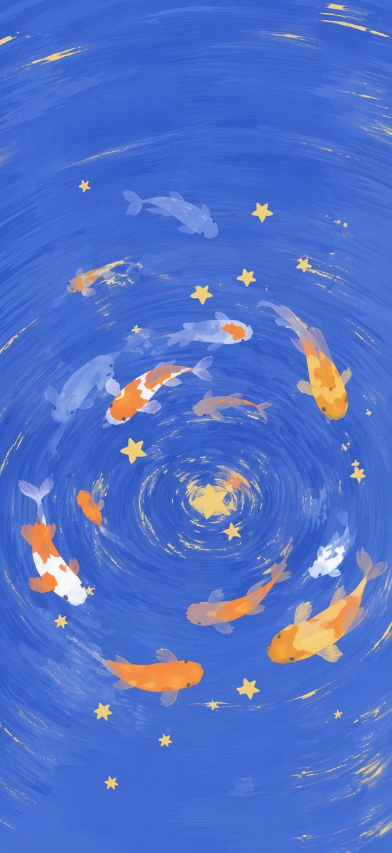 Eryth_Studio's tweet photo. Swirling Koi Aesthetic 🐟 https://t.co/IqUW3PYnWp