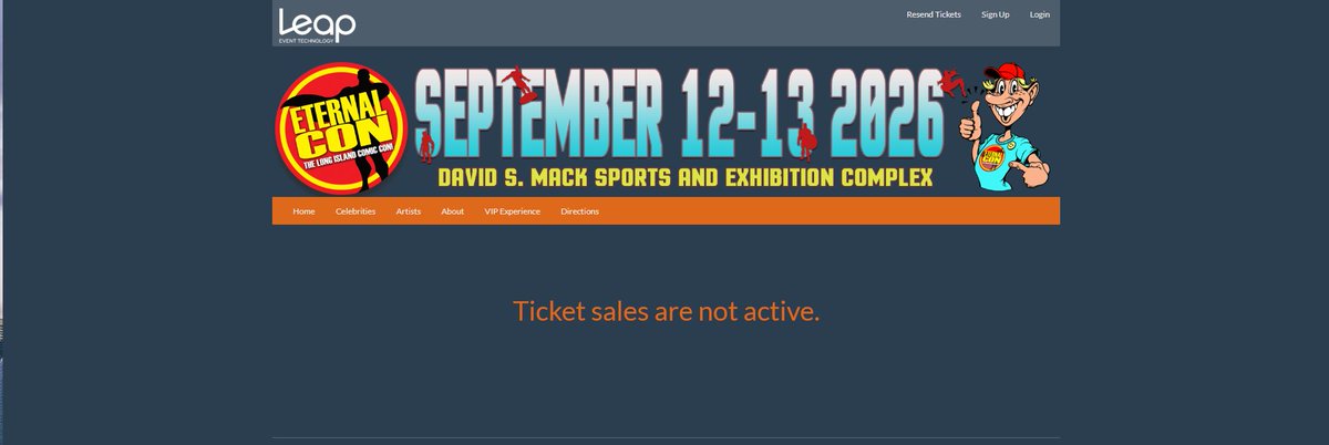Game_Fiend's tweet photo. @EternalConExpo Hello, good morning! I’m having trouble purchasing tickets online due to an error message. Will tickets be available for purchase at the door? https://t.co/ha8FJAllY8