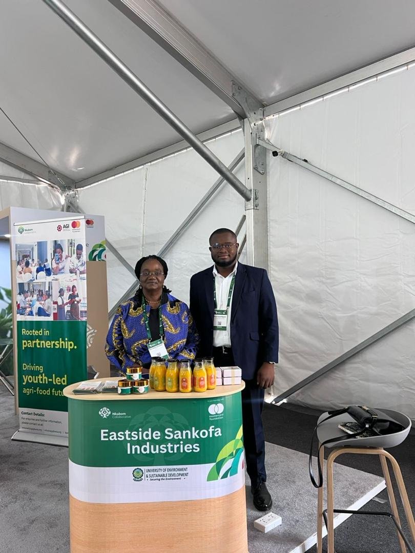 uesdgh's tweet photo. Some members of the Nkabom Collaborative-UESD are participating in the 20th edition of the Africa Food Systems Forum (AFSF) in Kigali, Rwanda.
#UESD26 #HOPE26 #NkabomCollaborativeUESD #AFSF2026 #AfricaFoodSystemsForum
#SustainableFoodSystems #YouthEntrepreneurship #GreenJobs https://t.co/LrVflzPWE4