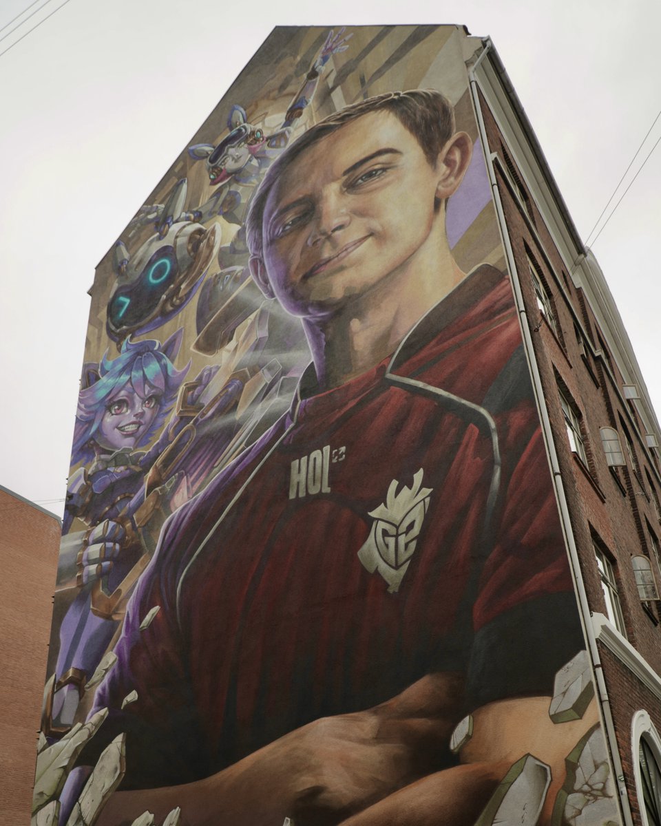 G2League's tweet photo. Forever immortalized in his home country 🇩🇰 https://t.co/oewtfz5lIv