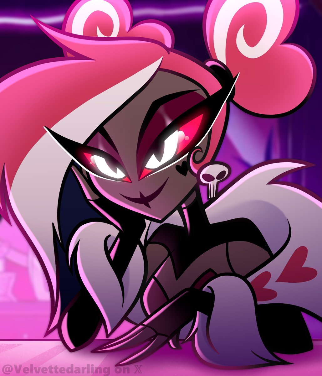 Velvettedarling's tweet photo. The backbone of the Vees💞

#HazbinHotel #HazbinHotelVelvette #Velvette https://t.co/AE1X1uAdlE