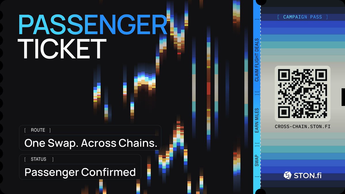 kageciphereth's tweet photo. Most “cross-chain” products still ask you to become a travel agent:
• Pick a bridge
• Check if it’s the one people still trust this month
• Wrap the asset
• Wait
• Pray it isn’t stuck
• Open a second wallet
• Open a third tab

Then act surprised when stables , the supposedly boring part of crypto become the most stressful move of the week

@ston_fi just flipped that script; 
• One Swap ~ Across Chains

Not a slogan, a boarding process for something already live under the hood: Omniston

• You pick a source chain and a destination chain
• Sign once
• Resolvers compete on the quote
• Linked HTLCs lock both sides

Either the assets land native on the other chain… or everything returns to your wallet

No wrapped IOU, shared bridge vault sitting on a pile of deposits
No “your funds are on the way, please wait 20 minutes and refresh”

Already got my ticket , come join me in this  quest!!
I claimed a Priority seat
If you move value across chains more than once a month, you should too 👇🏾
https://t.co/oVW1sUsjwa

@ston_fi #TON #STONfi #Omniston #CrossChain #DeFi