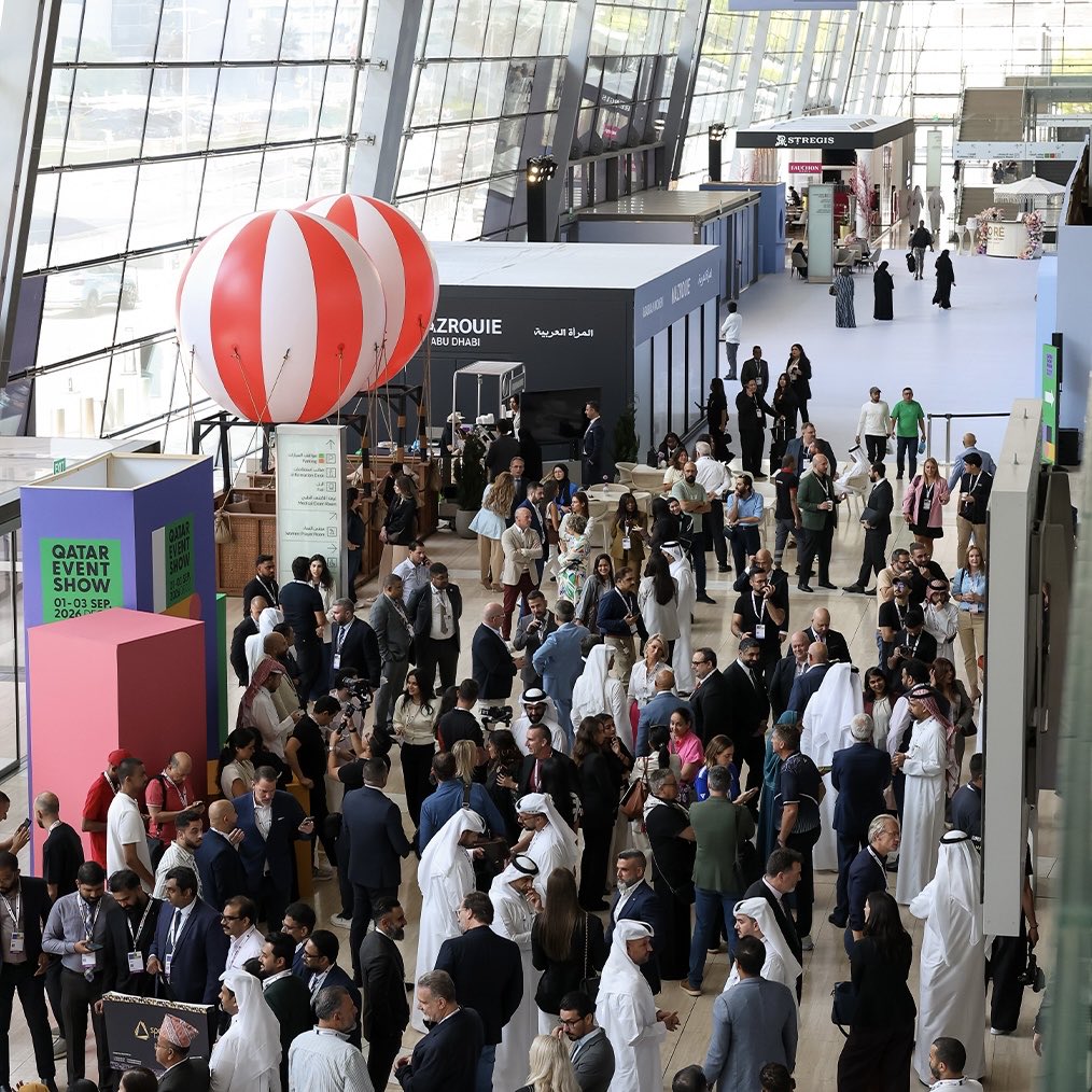 qatartourism's tweet photo. The second edition of Qatar Event Show 2026 opened at the Doha Exhibition and Convention Center, taking place from 1 to 3 September, in the presence of Eng. Abdulaziz Ali Al-Mawlawi, CEO of Visit Qatar, bringing together senior officials, experts and professionals from across the events and MICE industry.

Supported by Qatar Calendar, the second edition features more than 50 exhibitors and over 30 keynotes, panel discussions and workshops.

#QatarTourism