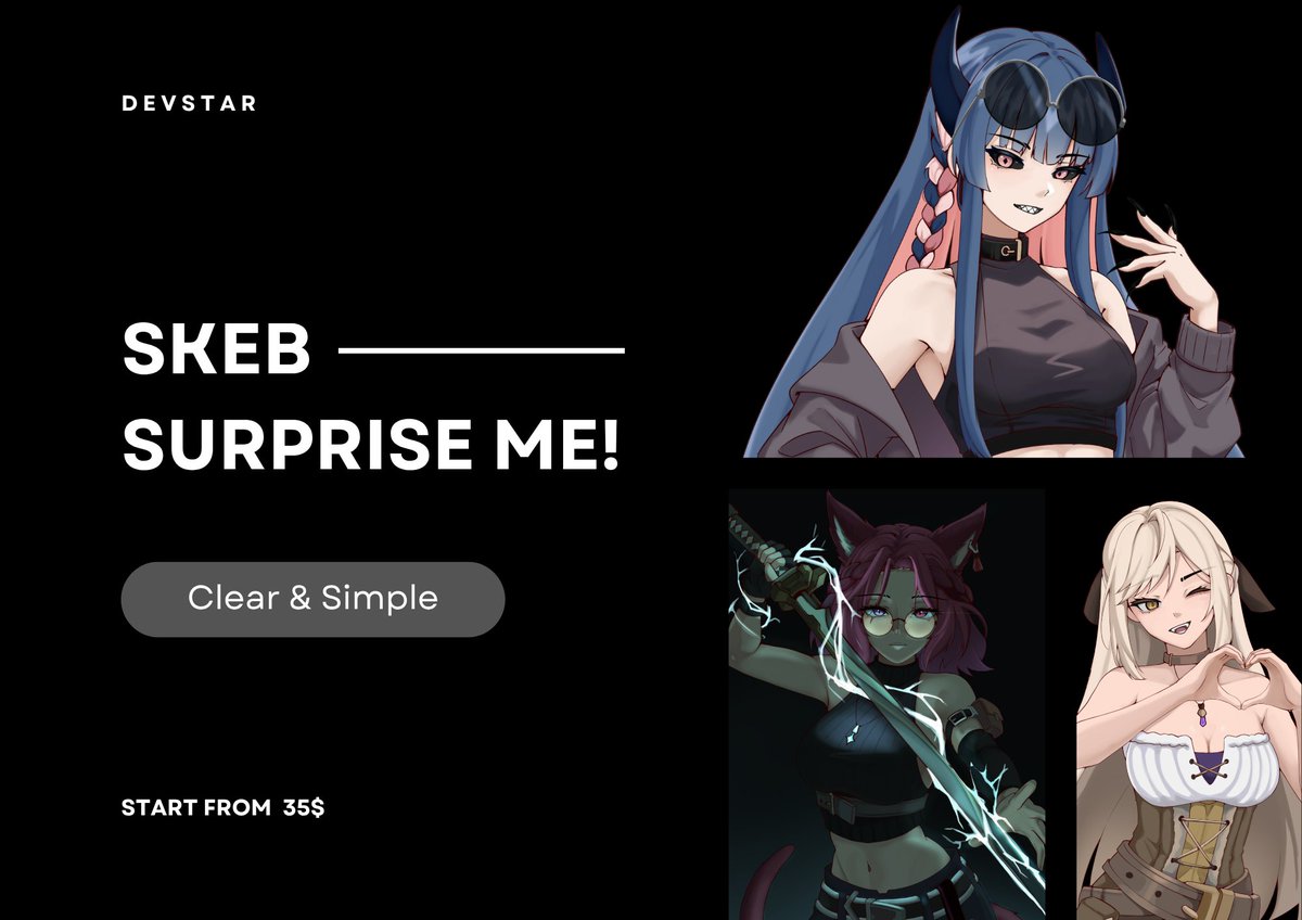 toplesngambek's tweet photo. Hello,  This month I'm opening commission for 2 illustration.  feel free to chat me anytime. re x very appreciated !  ^^  and feel free to check another illust at my pixi(v) in my bio,please use v gen platform for get things easy for me 👏  (Devstar) | VGen #vgencommissions https://t.co/dBnKOrL9F3