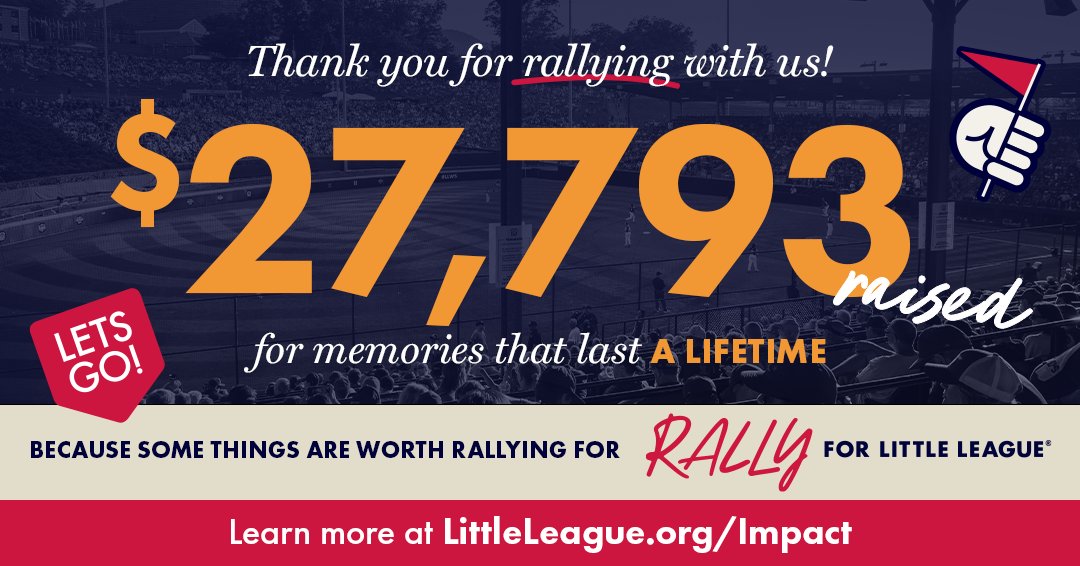 LittleLeague's tweet photo. Thank you for rallying with us! #LLWS https://t.co/Rwem8h2ggP