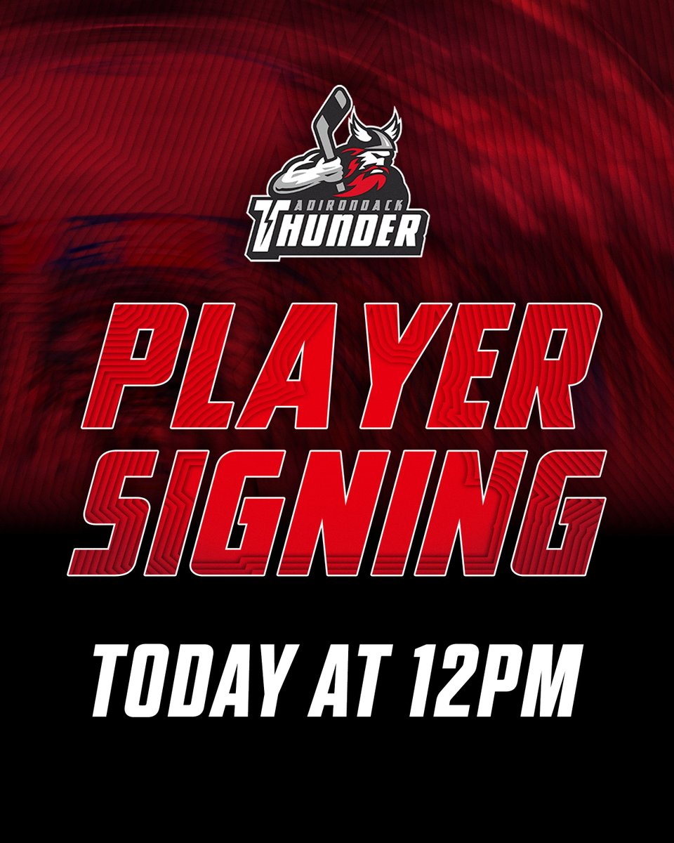 ECHLThunder's tweet photo. New month, new signing ✍️🏻 https://t.co/aCRIDRZXs3