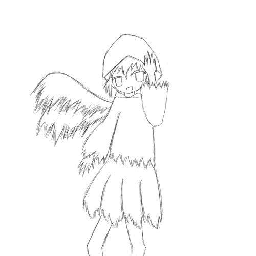 0714yuiyui's tweet photo. #東方鳥王国
髪がないのがアイデンティティだとは思いつつも髪がない女の子を描くのは初なので下手に描いたら化け物が産まれそうだなと考えた結果生まれた自解釈版アレンジデザイン
髪のない頭をフード解釈してみたり
元絵にもある体の左側のもふもふは結局何なんだ…？翼か…？？ https://t.co/ozdoDYDGJi