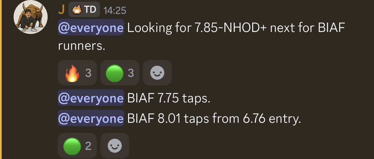 JoinTradingDesk's tweet photo. Next target called. Next target hit. 🎯

$BIAF runners were looking for $7.85 then a NHOD.

Price has now pushed to $8.33 from the for a 23.22% move 🔥 https://t.co/P7ZPWxs8Ak