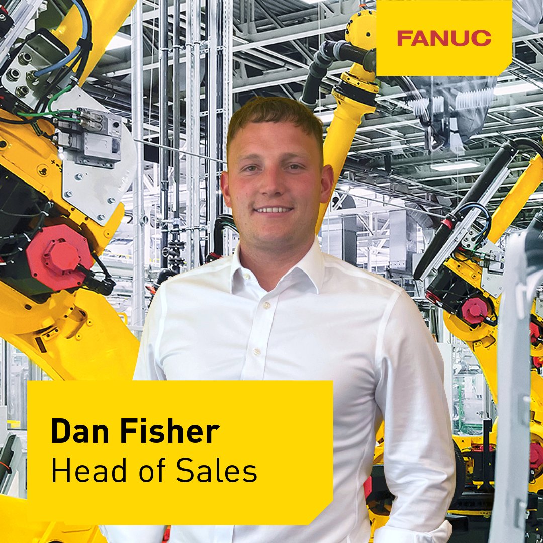 Engupdate's tweet photo. FANUC UK appoints Dan Fisher as new Head of Sales

#FANUCUK #ManufacturingAutomation #HeadOfSales #IndustrialRobotics

https://t.co/ugTyBZd5pJ https://t.co/KqFhHs7fLR