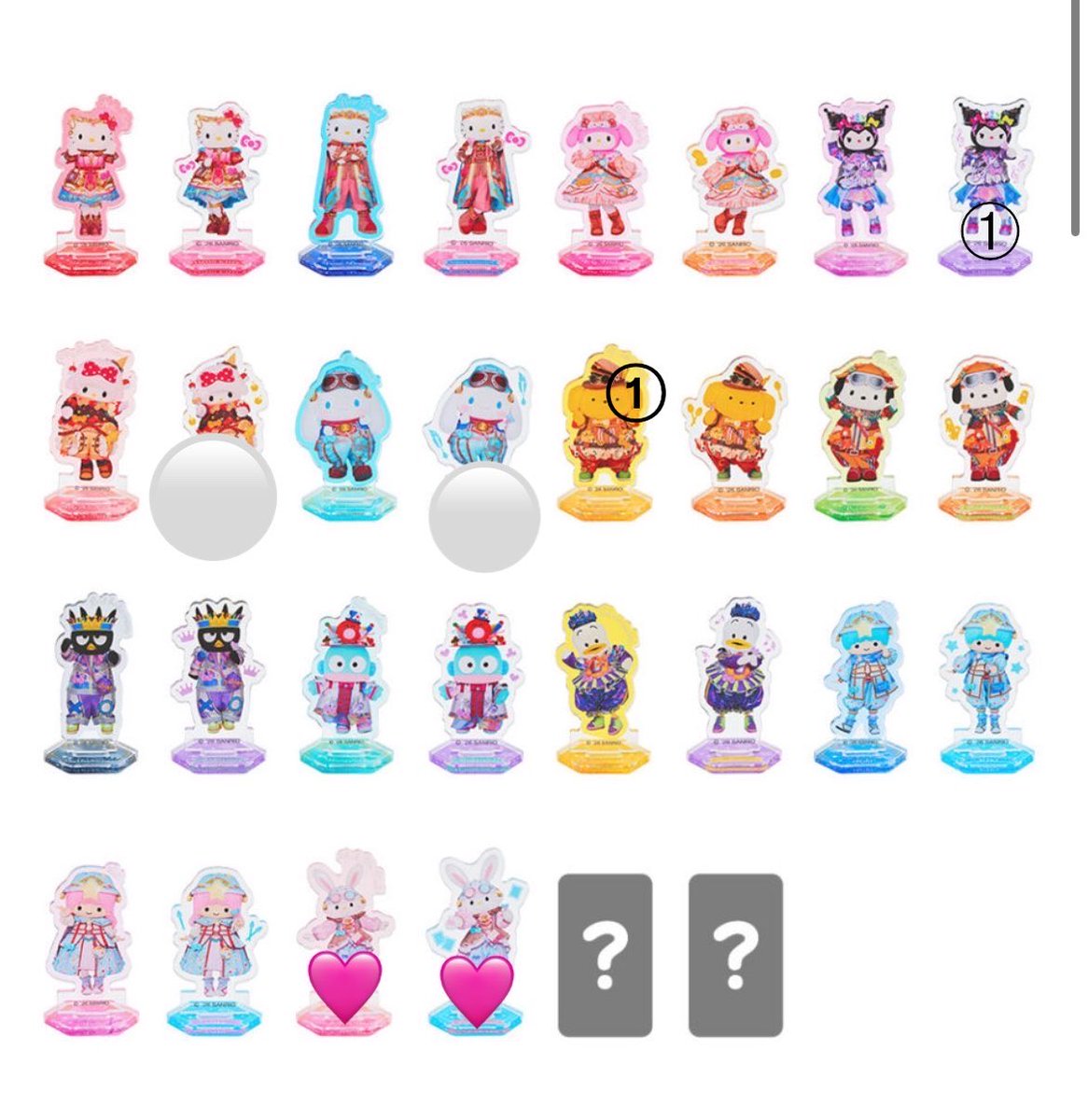 ran___sm's tweet photo. サンリオ ピューロランド The Quest of Wonders Parade クエワン アクリルスタンド アクスタ　交換

【譲】
クロミ(クリア),プリン(色付き)

【求】
メル(クリア.色付き)

後日ピューロ手渡し 緩く郵送

お気軽にお声掛けください https://t.co/otiWRWtejC