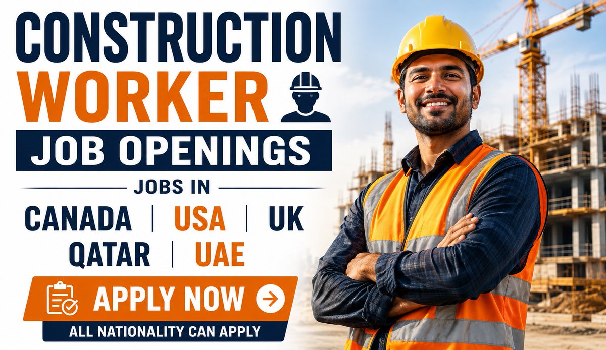 KumarSande29978's tweet photo. ๐๏ธ Construction Jobs 2026 โ Hiring Worldwide!
๐Apply Now- https://t.co/rzF4hU1QkE
Good Tuesday #ConstructionJobs Sundar #ConstructionWorker #เคธเคเคคเคฐเคพเคฎเคชเคพเคฒเคเฅ_Vs_เคฎเคนเคฐเฅเคทเคฟเคฆเคฏเคพเคจเคเคฆ #Jobs2026 #CanadaJobs Happy New Month #USAJobs FELIX SKZ PLAYER OUT NOW #UKJobs #QatarJobs #UAEJobs #Hiring https://t.co/tl3jJly5O2