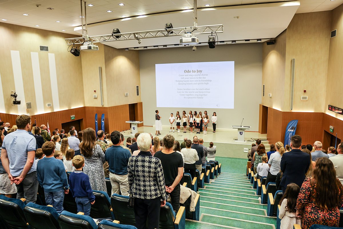 NATO_JFTC's tweet photo. Today, #JFTC was pleased to host the International School of Bydgoszcz’s school year opening ceremony. On behalf of the #JFTC Commander, COL Dąbrowski, Head of the JFTC Headquarters Support Division, wished the #ISOB community a successful school year. https://t.co/NnalDVS190