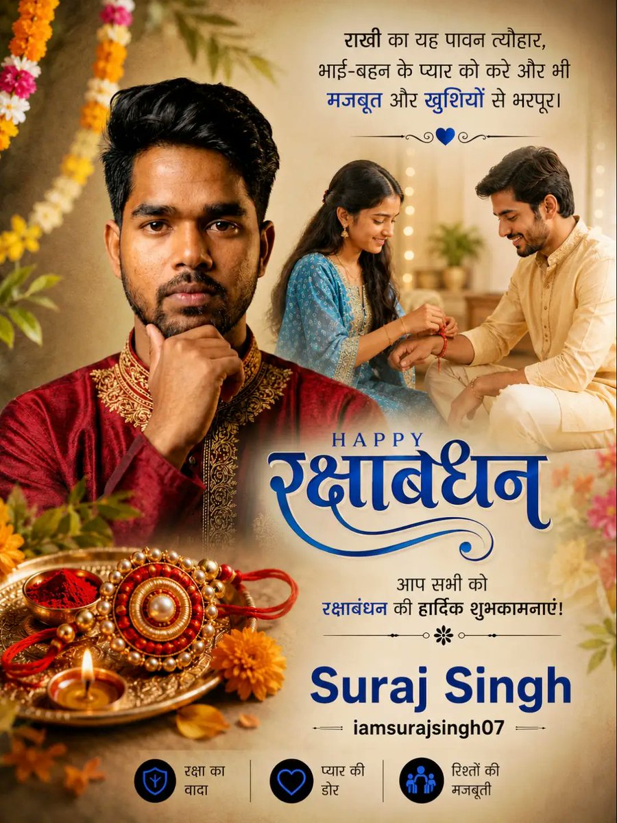luzborsani's tweet photo. Happy Raksha Bandhan. Wishing happiness, love, and strength to every sister around the world. https://t.co/X3RwEjTJq5