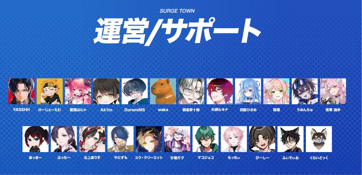 vebopro's tweet photo. SURGE Town GTA 参加者（公式Xより）
https://t.co/ZENUqQgysK https://t.co/LfjWxK4KMD