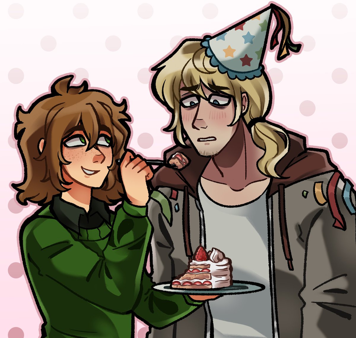 Harstemic_'s tweet photo. Such a perfect pair :3 sorry im late (Happy birthday Law nwn)
Thank you so much for commissioning me @FleshbagWasp !!
#artcommissions #lawrenceoleanderykmet #lawrencebtd2 https://t.co/u5YFgT572N