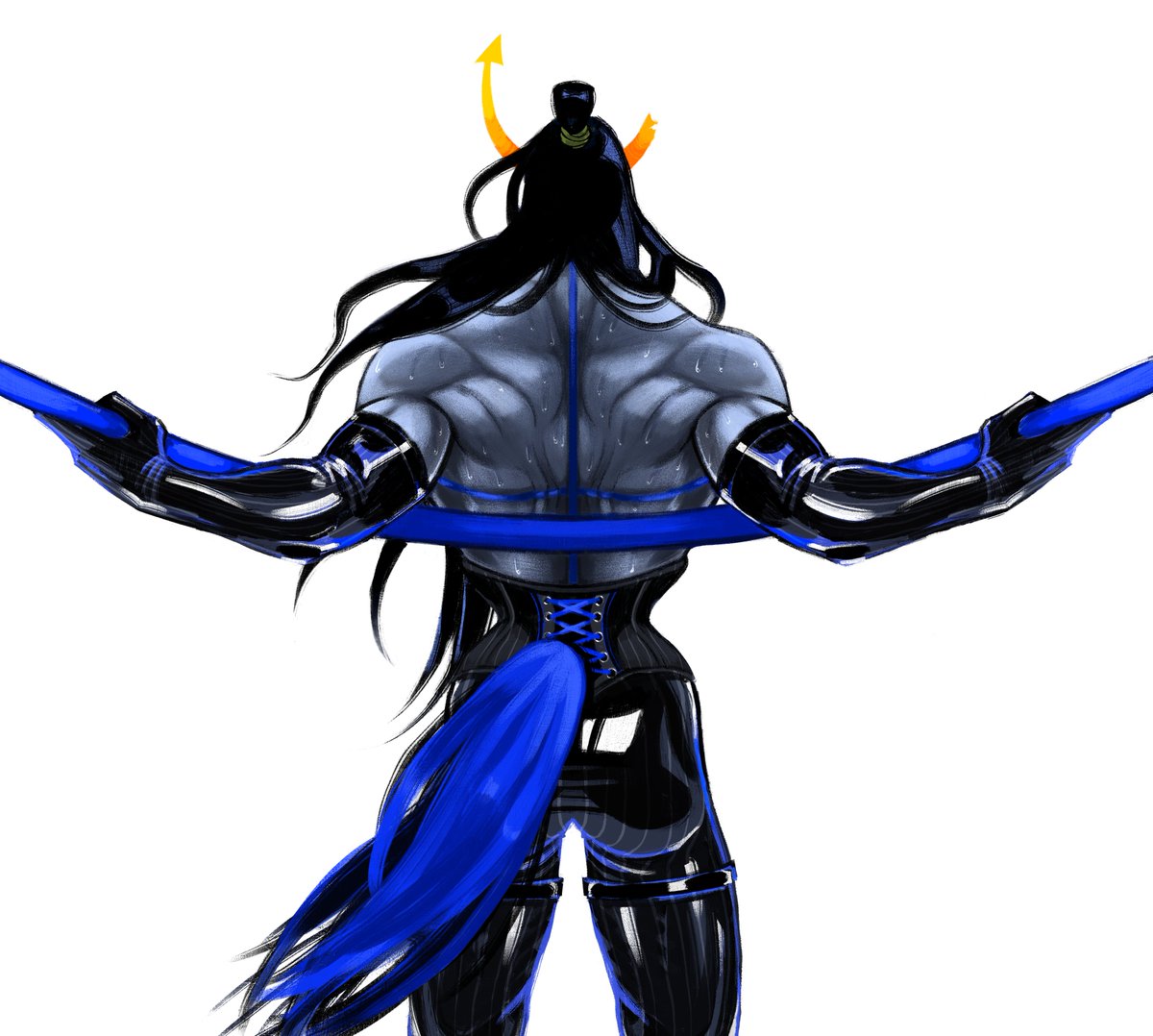 enigma_09hdlr's tweet photo. ponyboy #homestuck #equiuszahhak #equius #homestuckbeyondcanon https://t.co/bZt50jNtiq