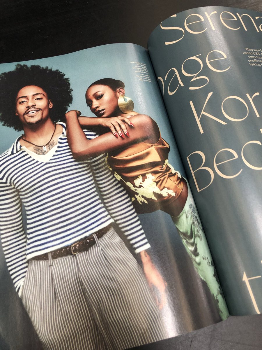 m07637's tweet photo. Serena Page and Kordell Beckham for @Cosmopolitan Love Issue Feb ‘25’
First US Islander with PRINT editorial feature spread for a major magazine 🫶🏾
Day 1 #Reetember #Chapter27 https://t.co/KMnMdWPlnL