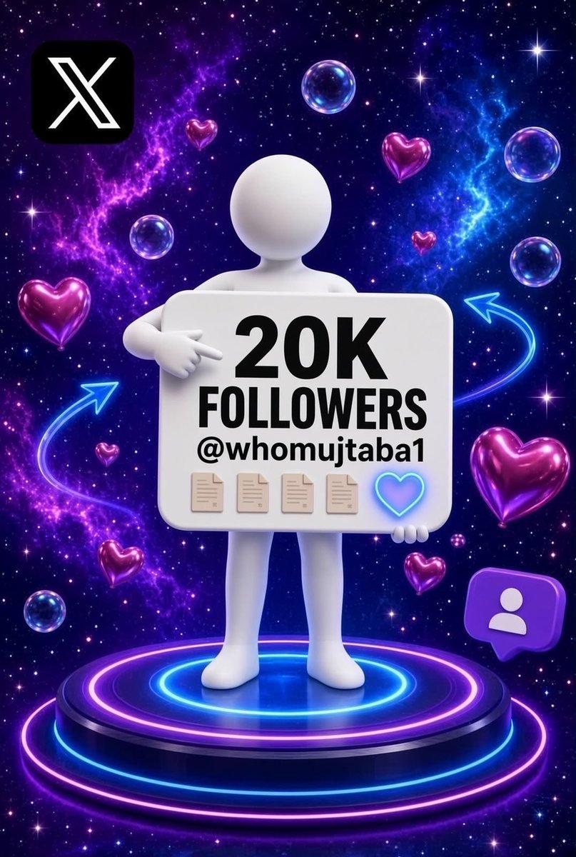 Whomujtaba1's tweet photo. Improve your visibility here fast ⏩✅✅✅ 

Gain 20K Active Followers in 59 minutes 30 seconds 🌟 🌟 🌟 🌟 🌟 🌟 🌟 

Count me in 💫 💫 💫 🙇 🙇 🙇 🙏 🙏 🙏 https://t.co/wRvEGLNdUH