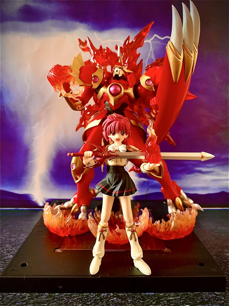 wataru647's tweet photo. #全クリエイターに告ぐ赤の作品を解放せよ 
＃おもちゃライフ
＃魔法騎士レイアース https://t.co/Xa2Nv32zmS