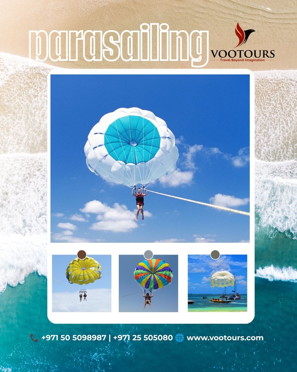 mintandmochaa's tweet photo. Fly above Dubai on an epic parasailing adventure. Soar over the Arabian Gulf, take in stunning skyline views, and capture unforgettable aerial moments. Pure freedom in the sky. Dubai Waters. +971 50 5098987 | +971 25 505080 https://t.co/RN9dO2xdqq