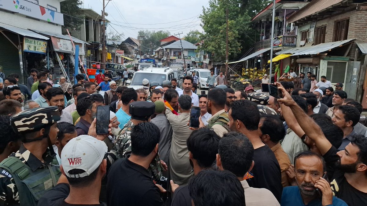 JKPCOfficial's tweet photo. A day on the ground in Ramhal Block.
JKPC President & MLA Handwara @sajadlone visited Villgam and several areas of Ramhal to review developmental works and assess the progress of ongoing projects.

He interacted with students, teachers and faculty at higher secondary schools and Government Degree College Villgam, besides reviewing healthcare facilities at SDH Villgam and water-supply infrastructure at Punzwa Storage Tank.
Listening, assessing and acting on the ground— he assured people that genuine issues will be taken up on priority, with necessary interventions for the overall development of Ramhal.