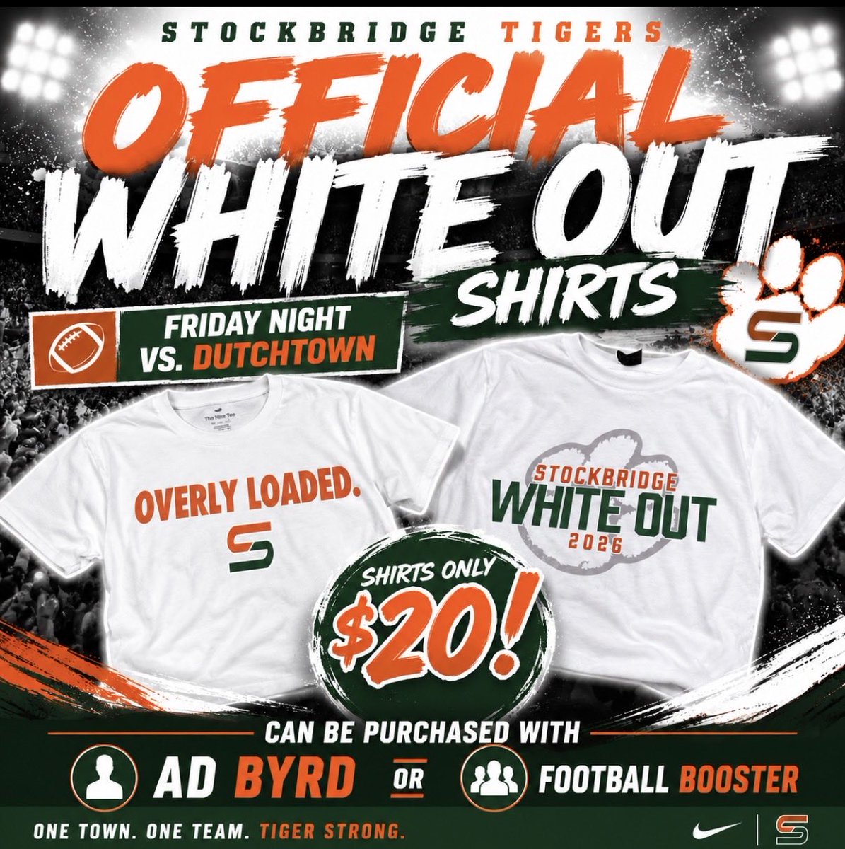 coachbyrd6's tweet photo. @SHS_HCS All WHITE EVERY THING !! @shstigerbands @shscheer_ga #overlyloaded https://t.co/JL58T1iQEz