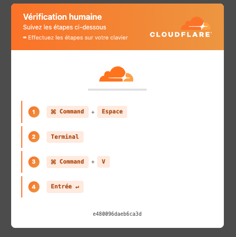 AddictCryptoBoy's tweet photo. 🚨 NOUVELLE TECHNIQUE DE HACK À CONNAÎTRE

Des hackers utilisent désormais de faux CAPTCHA pour vous faire installer vous-même un malware sur votre PC. 💻

En quelques secondes, ils peuvent récupérer vos cryptos, mots de passe, cookies et autres données sensibles.

Le piège est vraiment bien foutu et peut toucher n’importe qui.

Je vous montre comment ça fonctionne 👇