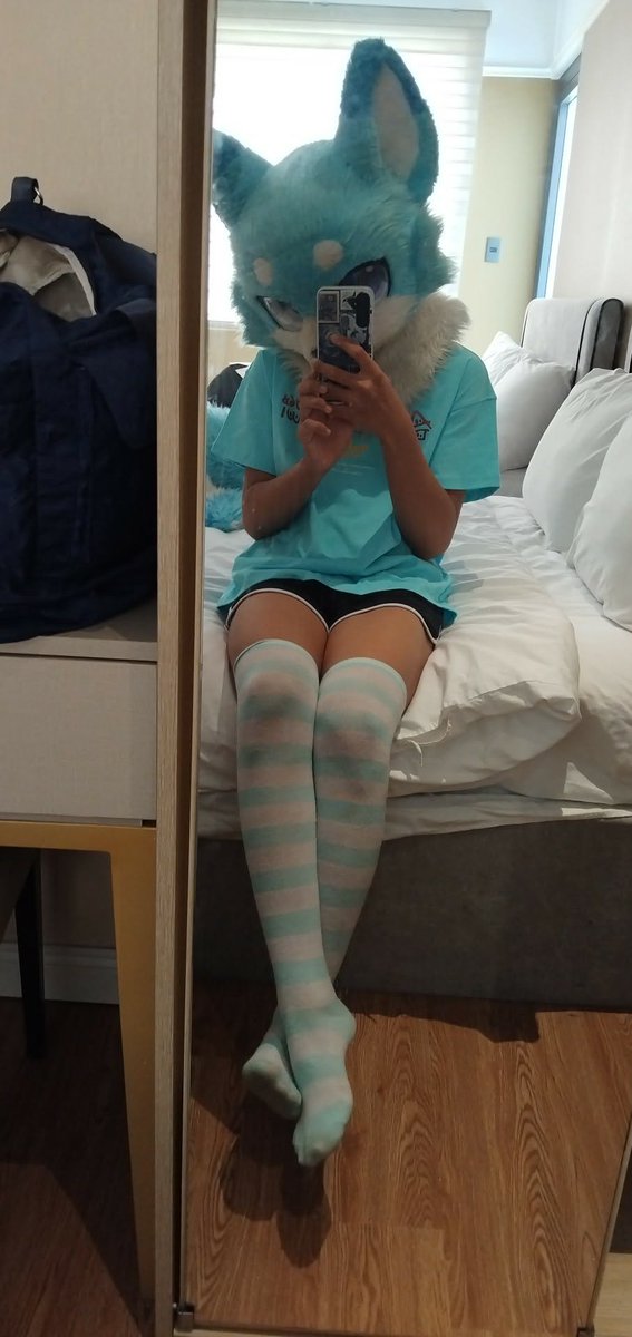 Fox_gloryX's tweet photo. Get ready for a passionate day with my boyfriend
#furryfemboy #furry #fursuit https://t.co/JAs4TApcn1