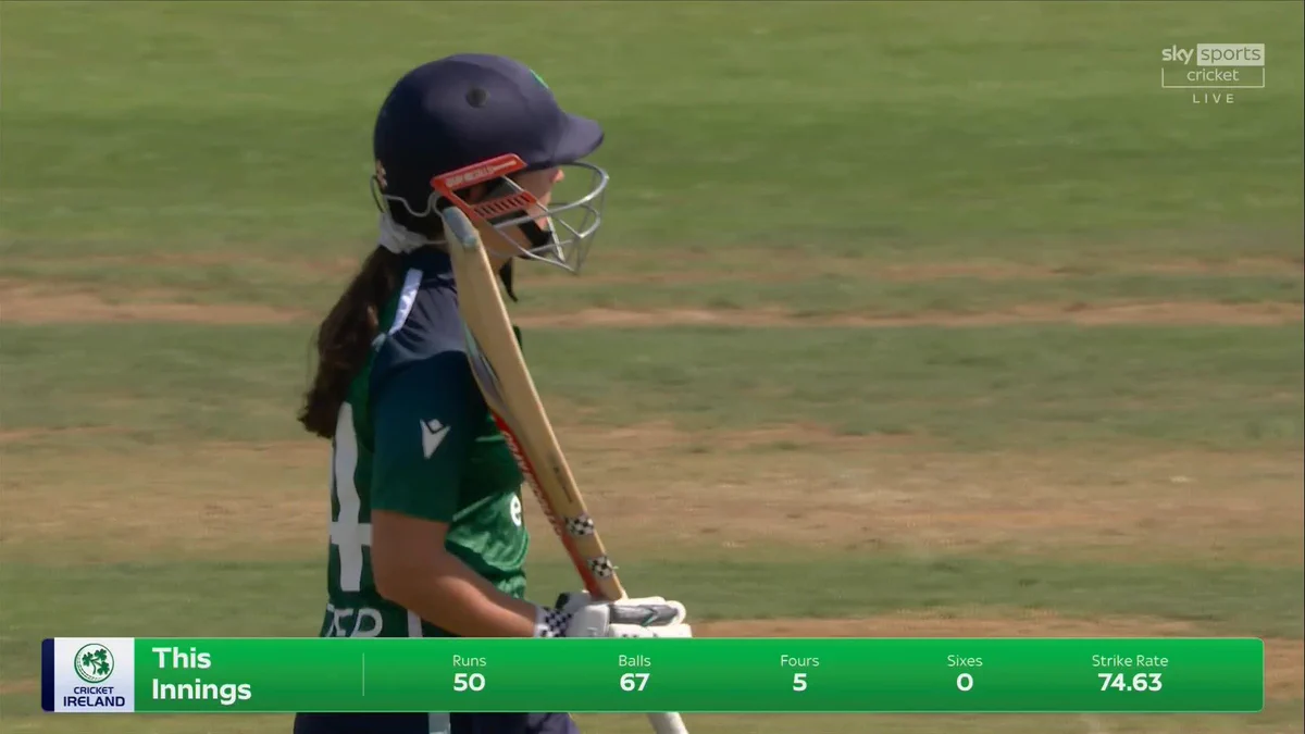 Amy Hunter Reaches Career-Best ICC Ranking as Ireland Women's Cricket Tour of England Concludes