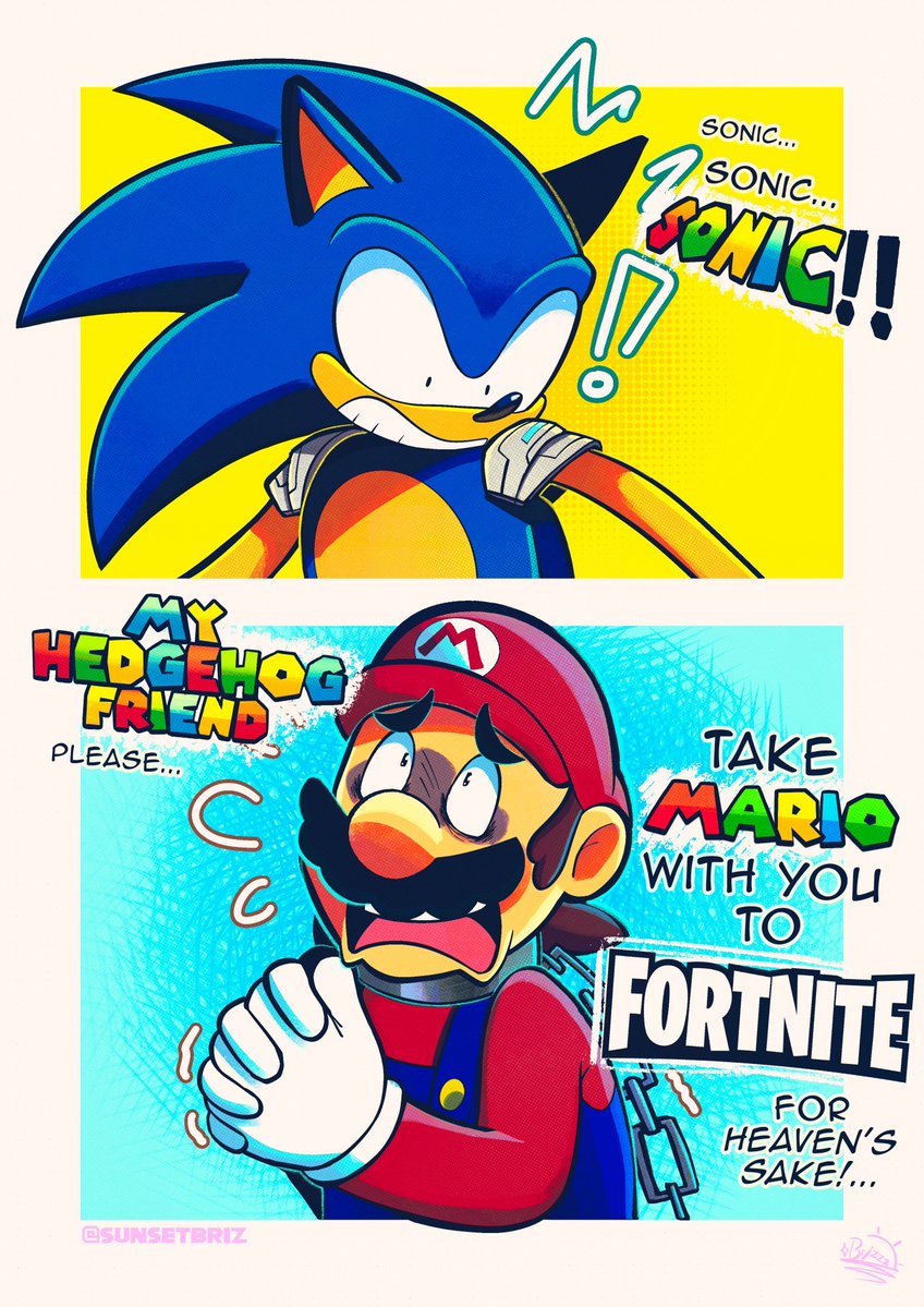 SunsetBriz's tweet photo. Poor Mario https://t.co/Q99AA4w7em