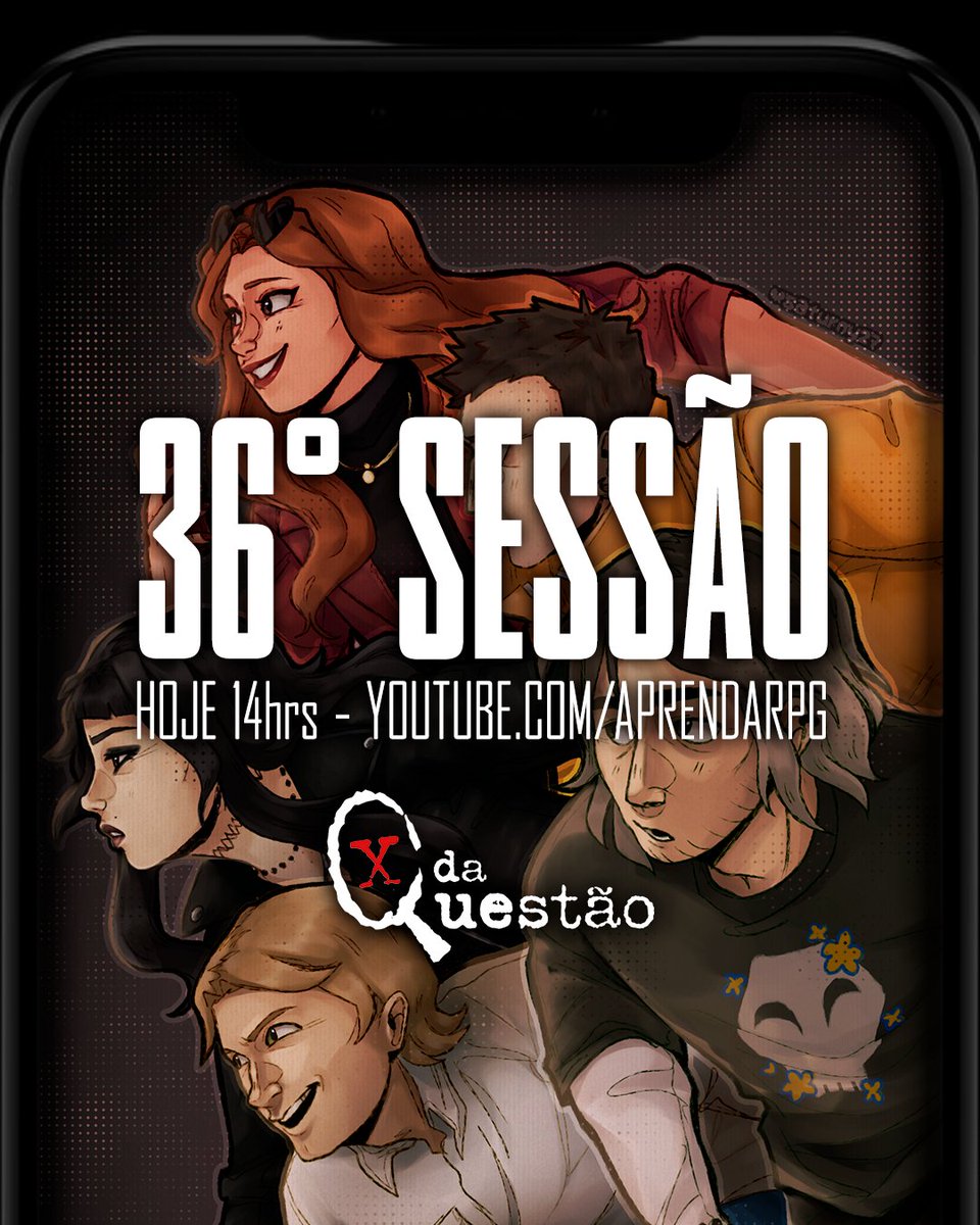 aprendarpg's tweet photo. A 36° sessão de #XdaQuestãoRPG, "Esquecimento", estreia hoje 14hrs no youtube!

Arte por @saturny27

Link abaixo 👇 https://t.co/VucLZHPlhj